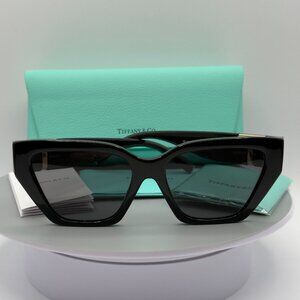 TIFFANY TF4218 800181 Black Dark Grey Polarized Polarized 55mm Womens Sunglasses